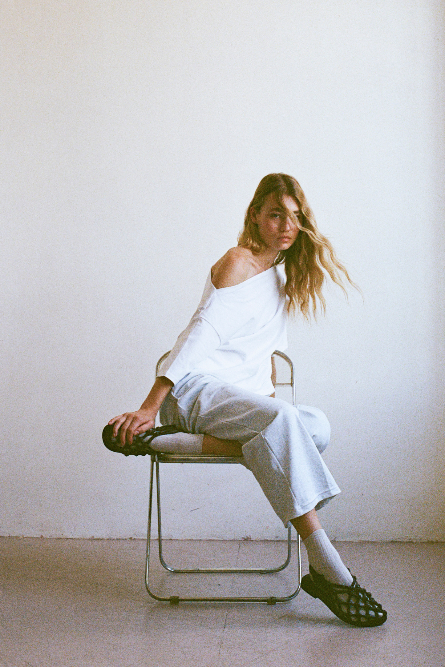 Asymmetrical Top - White