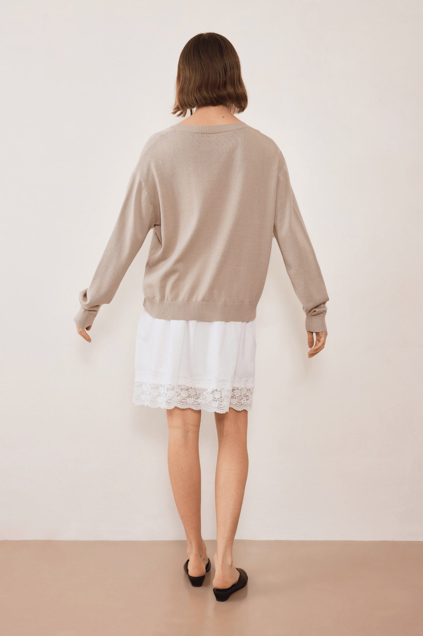 Studio Cotton V-Neck - Gauze