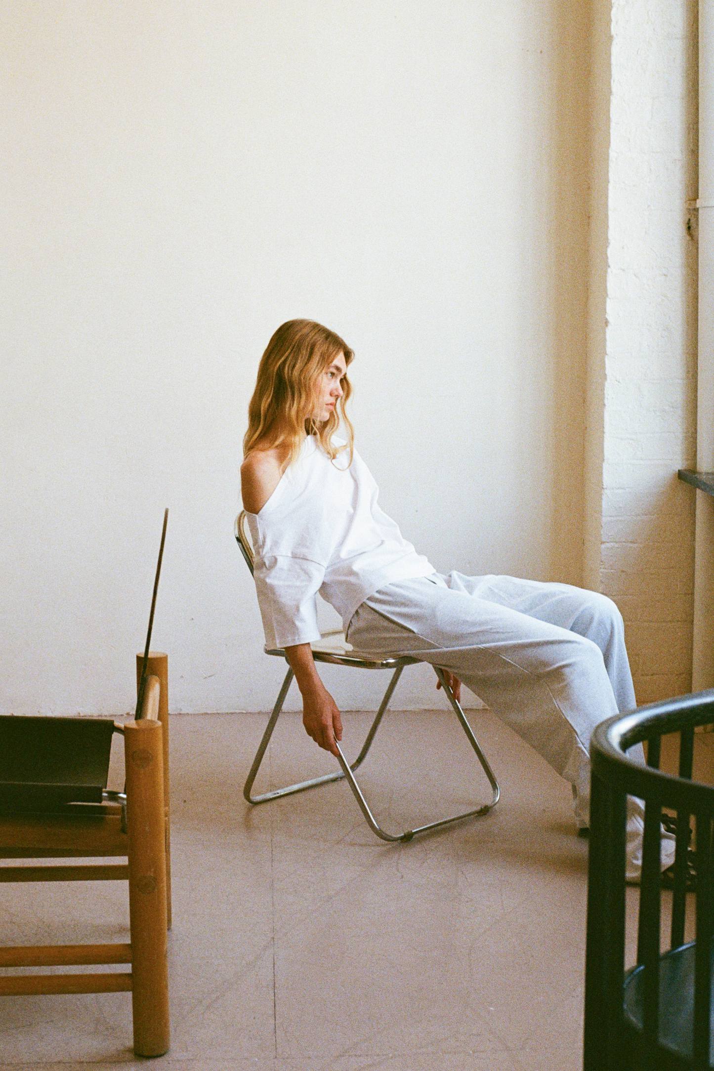 Asymmetrical Top - White