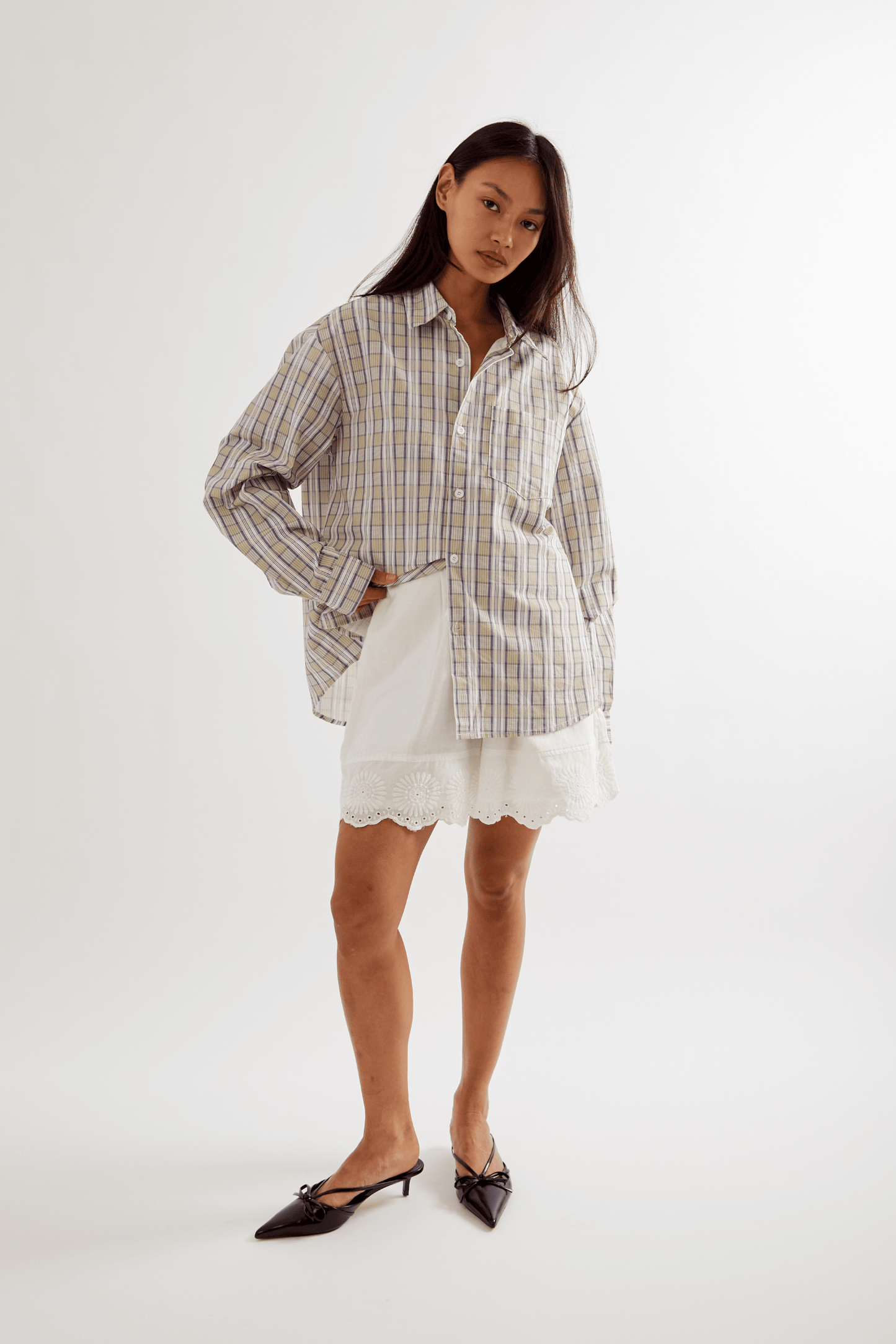 Greenworld Button Down - Sage