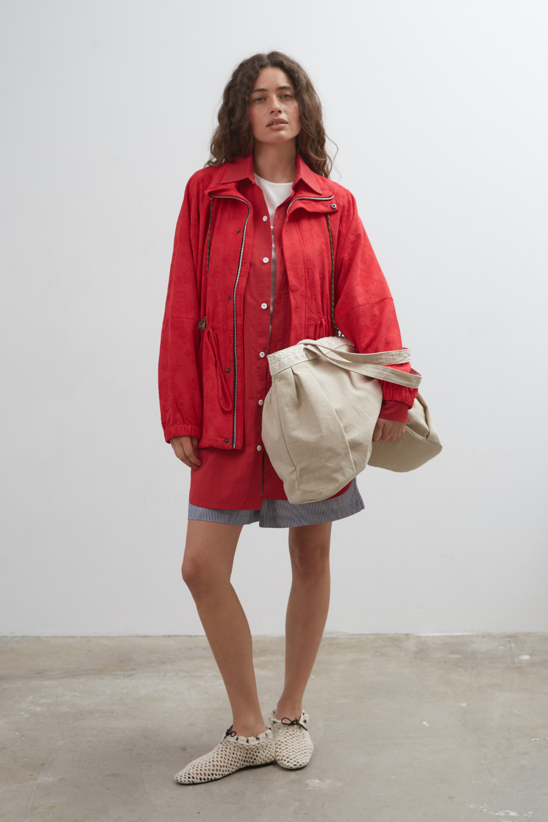 Wayfinder Pull In Jacket - Red