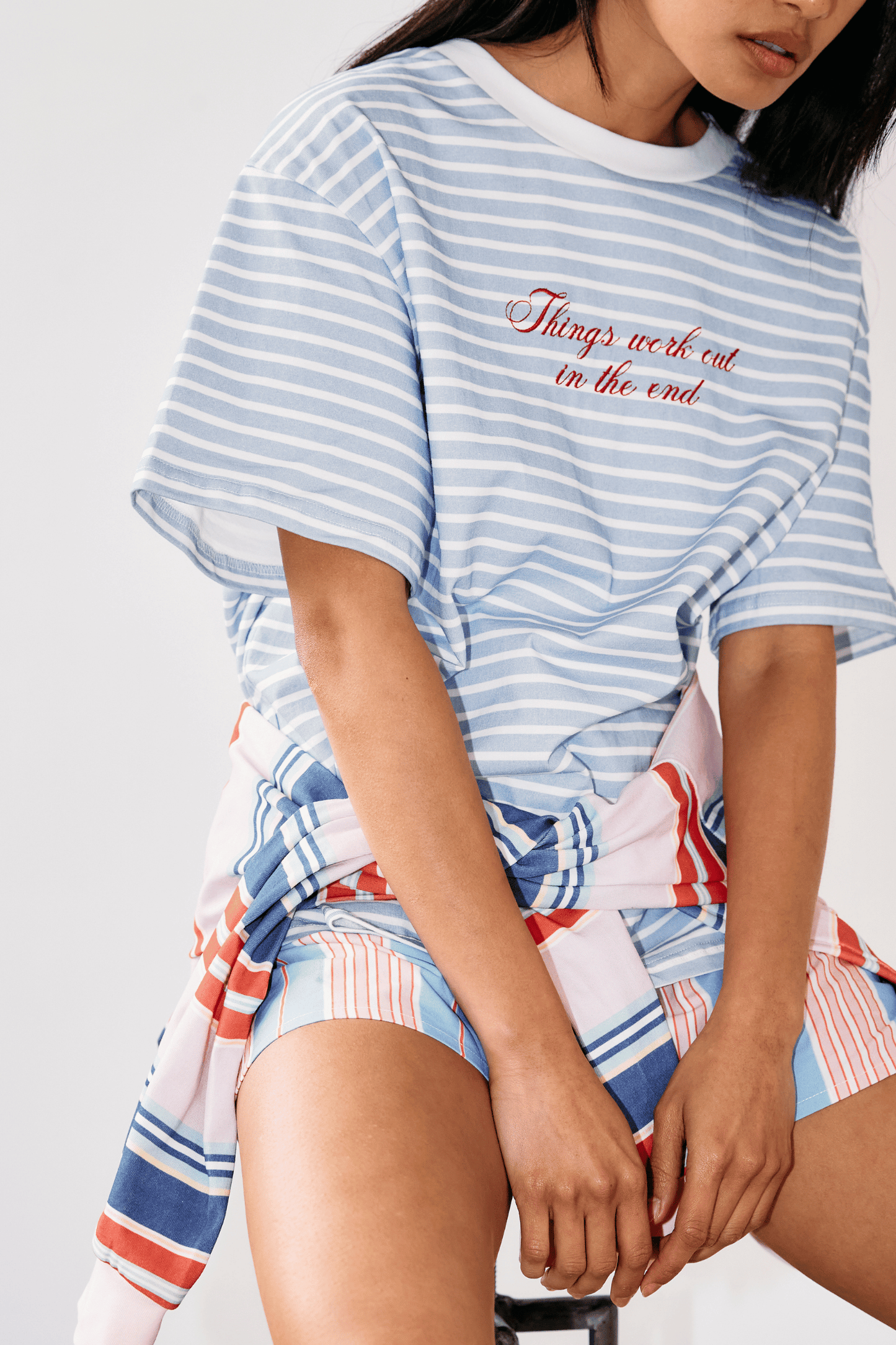 Morale T-Shirt - Baby Blue
