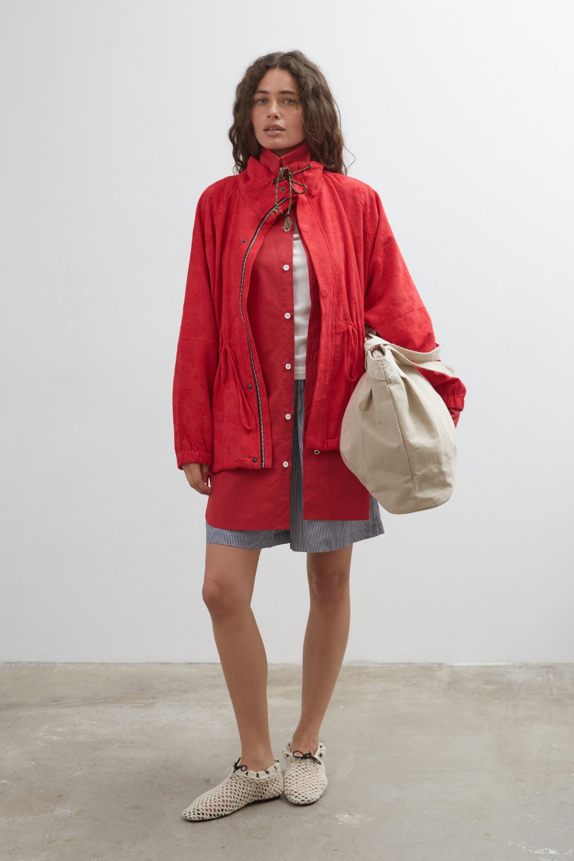 Wayfinder Pull In Jacket - Red