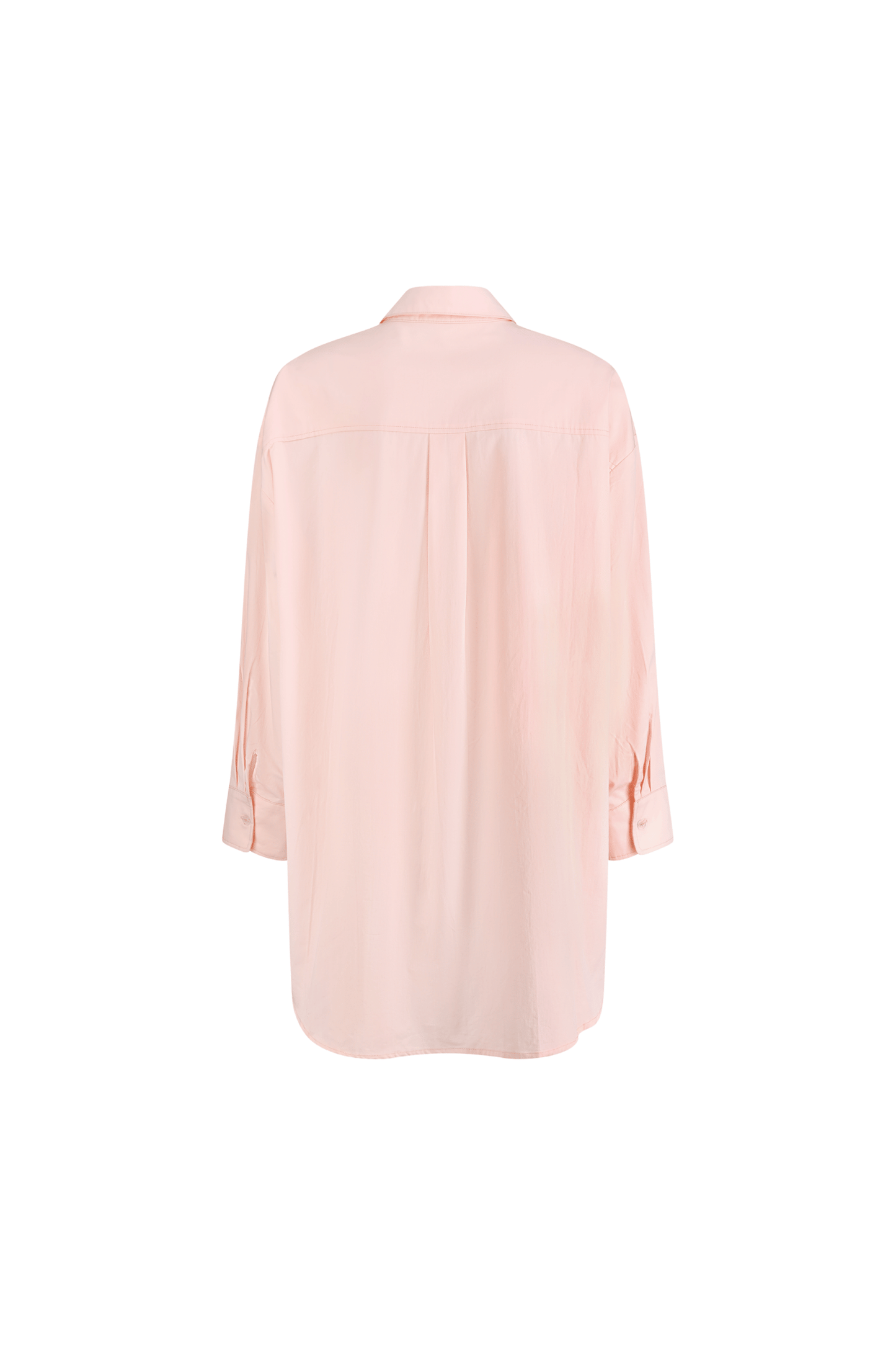 Peachy Oversized Shirt - Baby Pink