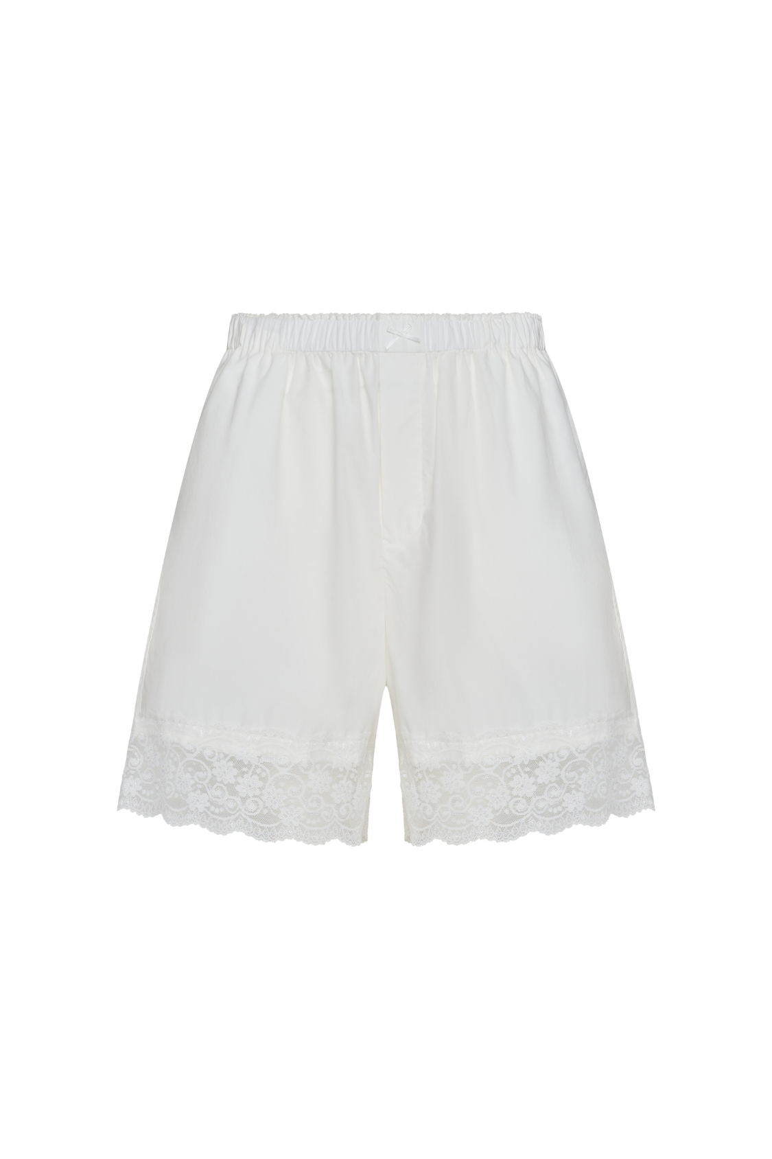 Night Night Lace Short - White