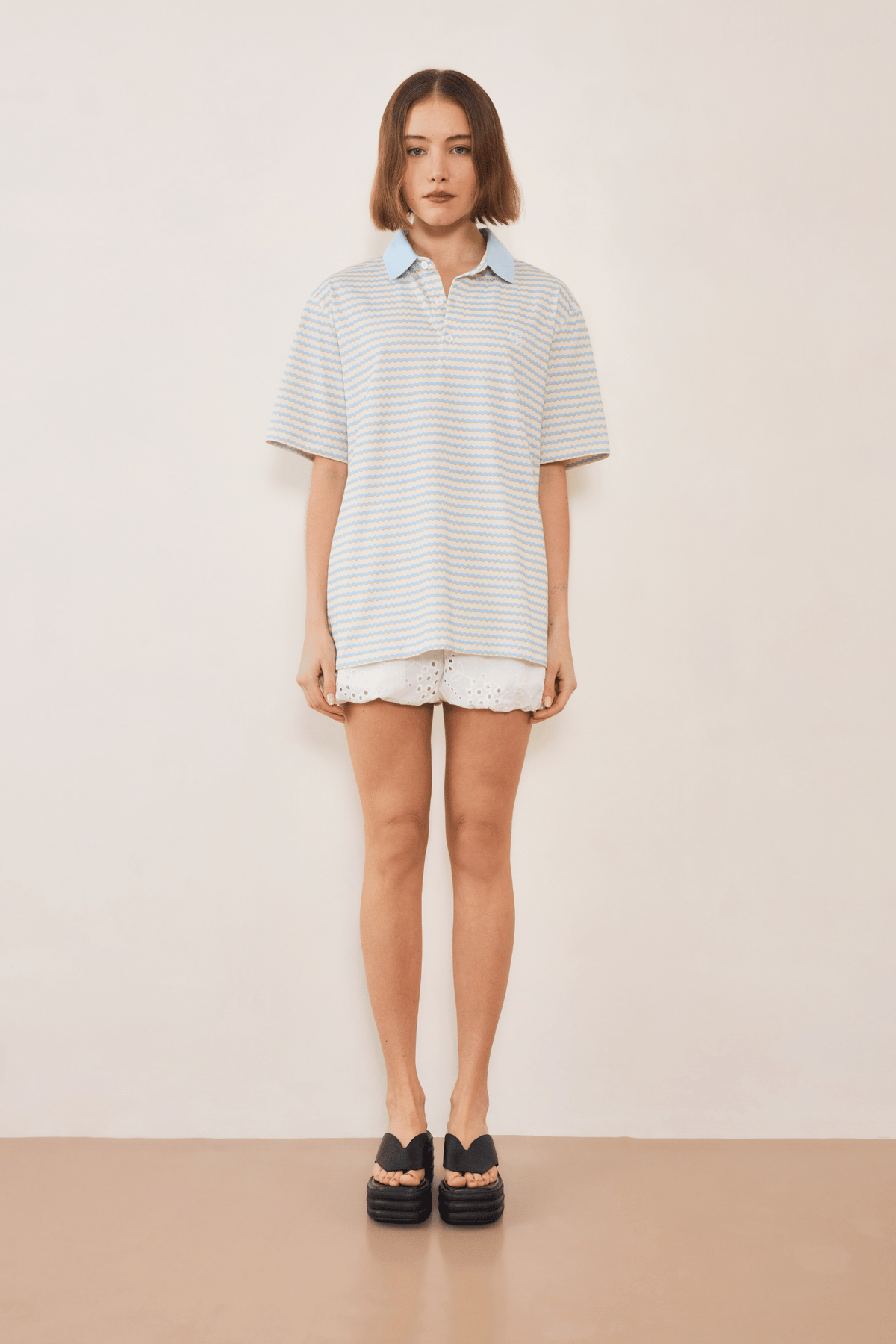 Wave SS Polo - Wave Stripe
