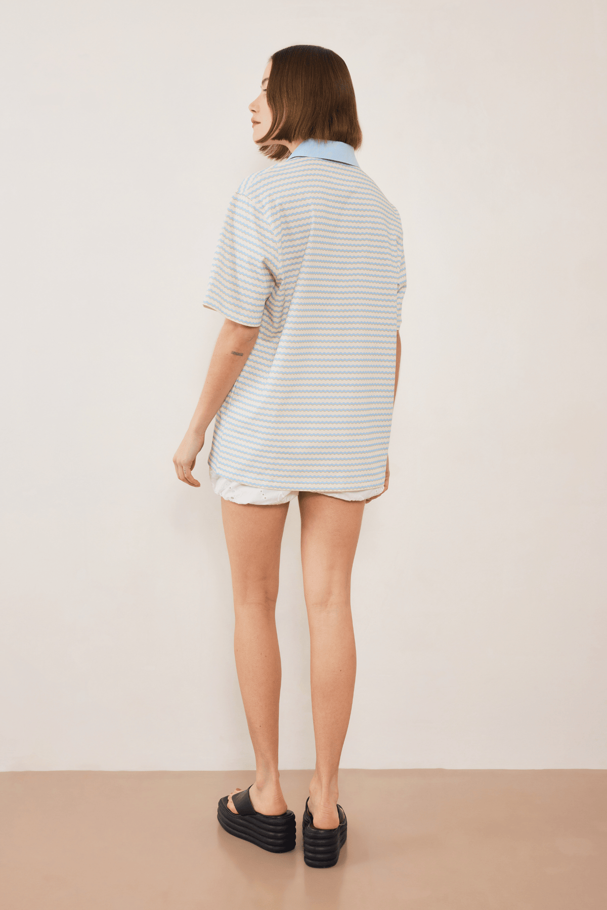 Wave SS Polo - Wave Stripe