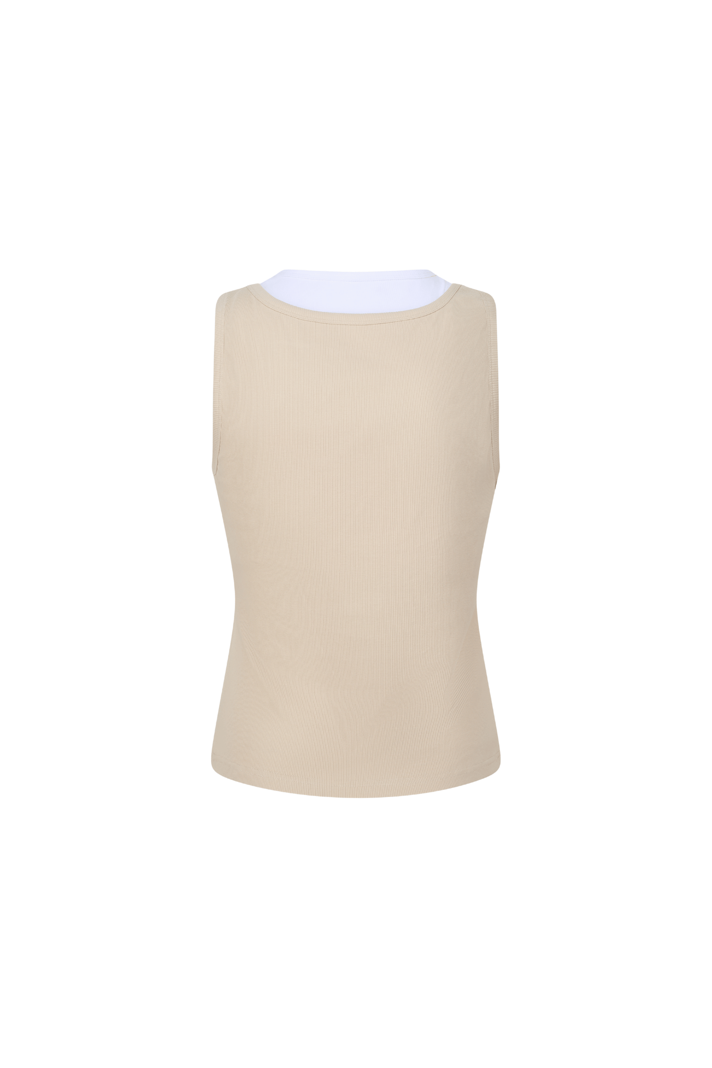 Millie Double Layer Tank - Sand