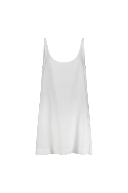 Palermo Low Back Dress - White