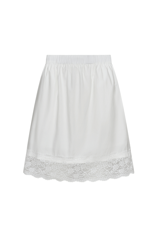Night Night Lace Skirt - White