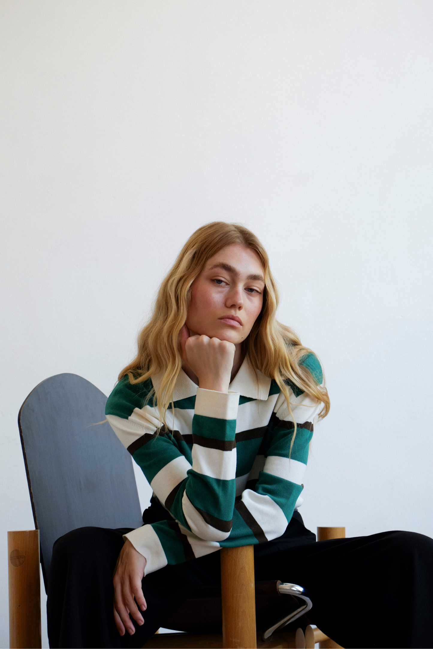 Prep Stripe Polo - Dark Green