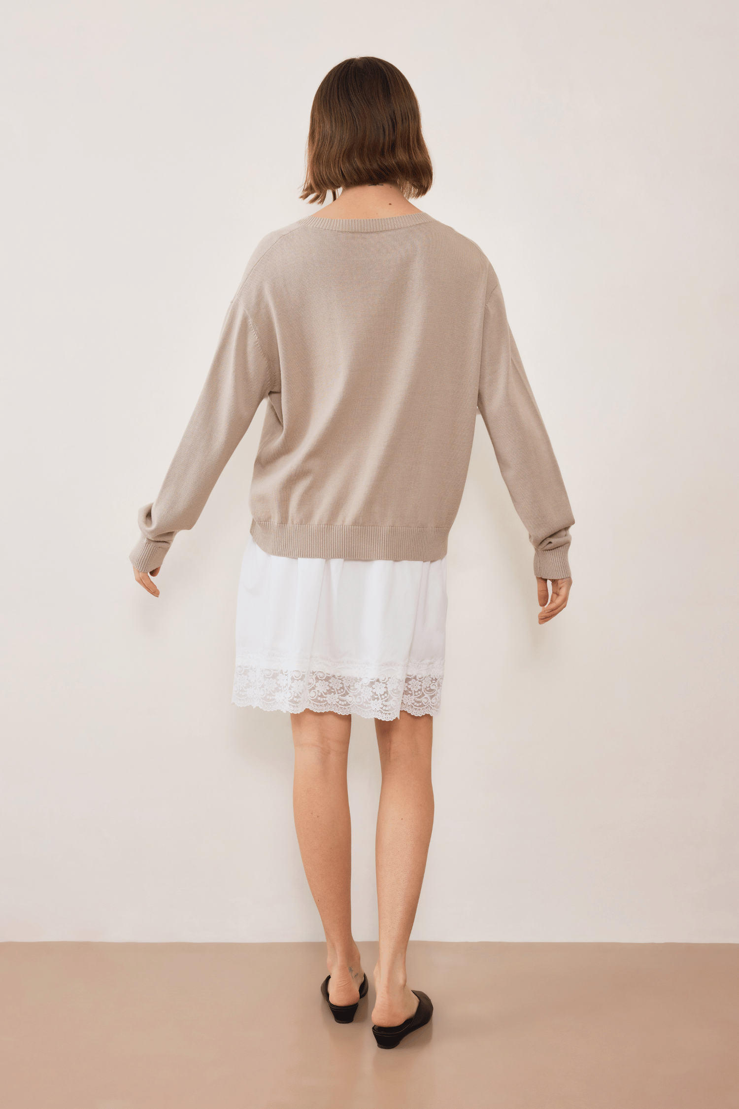 Studio Cotton V-Neck - Gauze