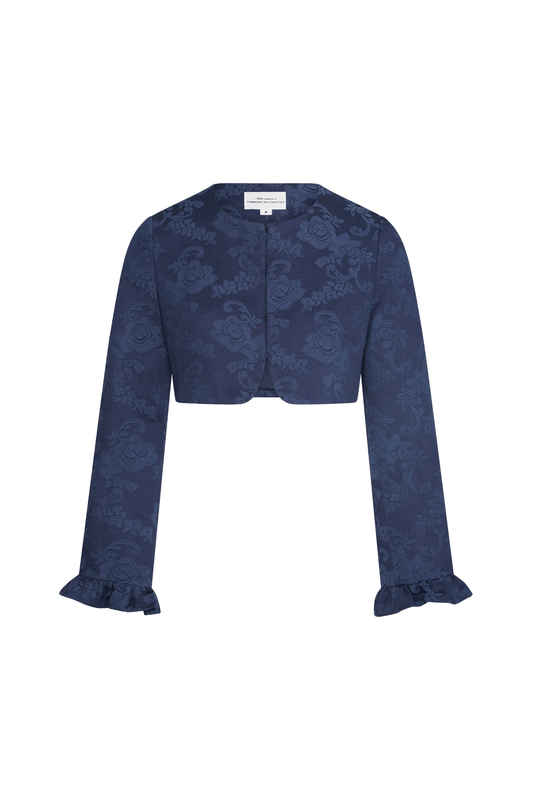 Esme Jacquard Bolero - Navy