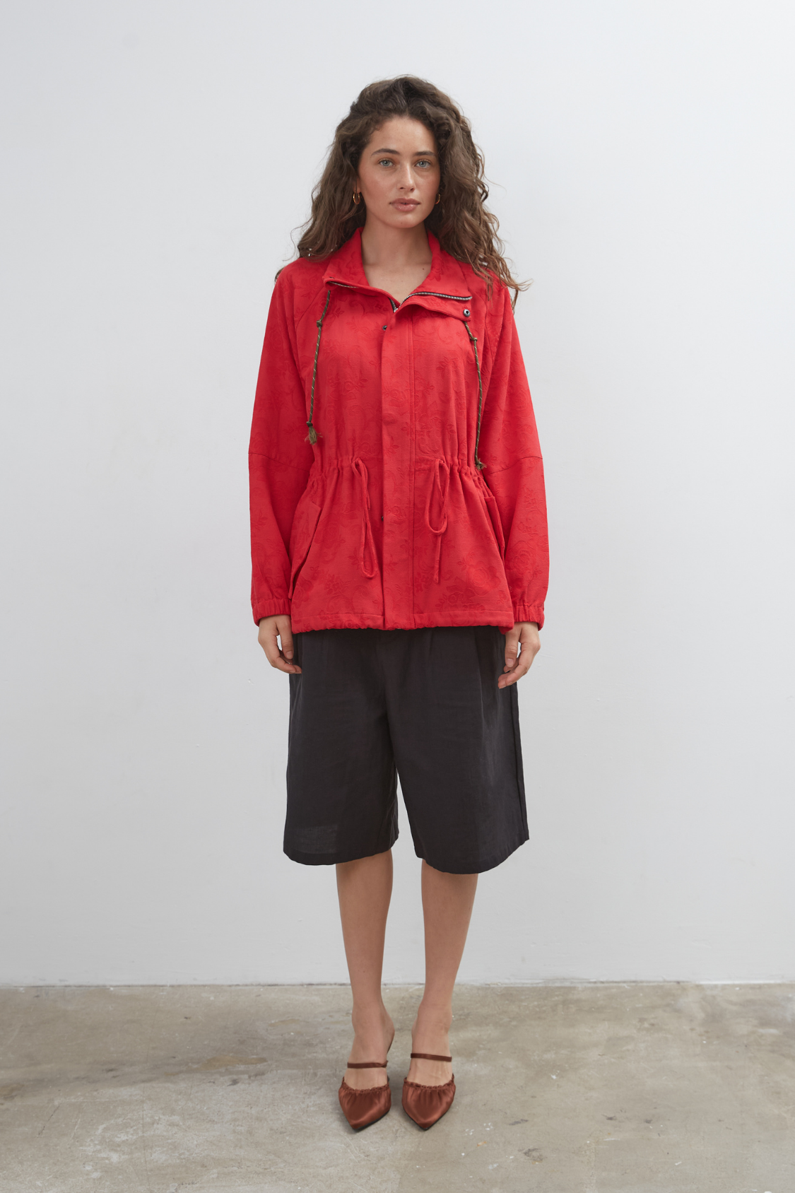 Wayfinder Pull In Jacket - Red
