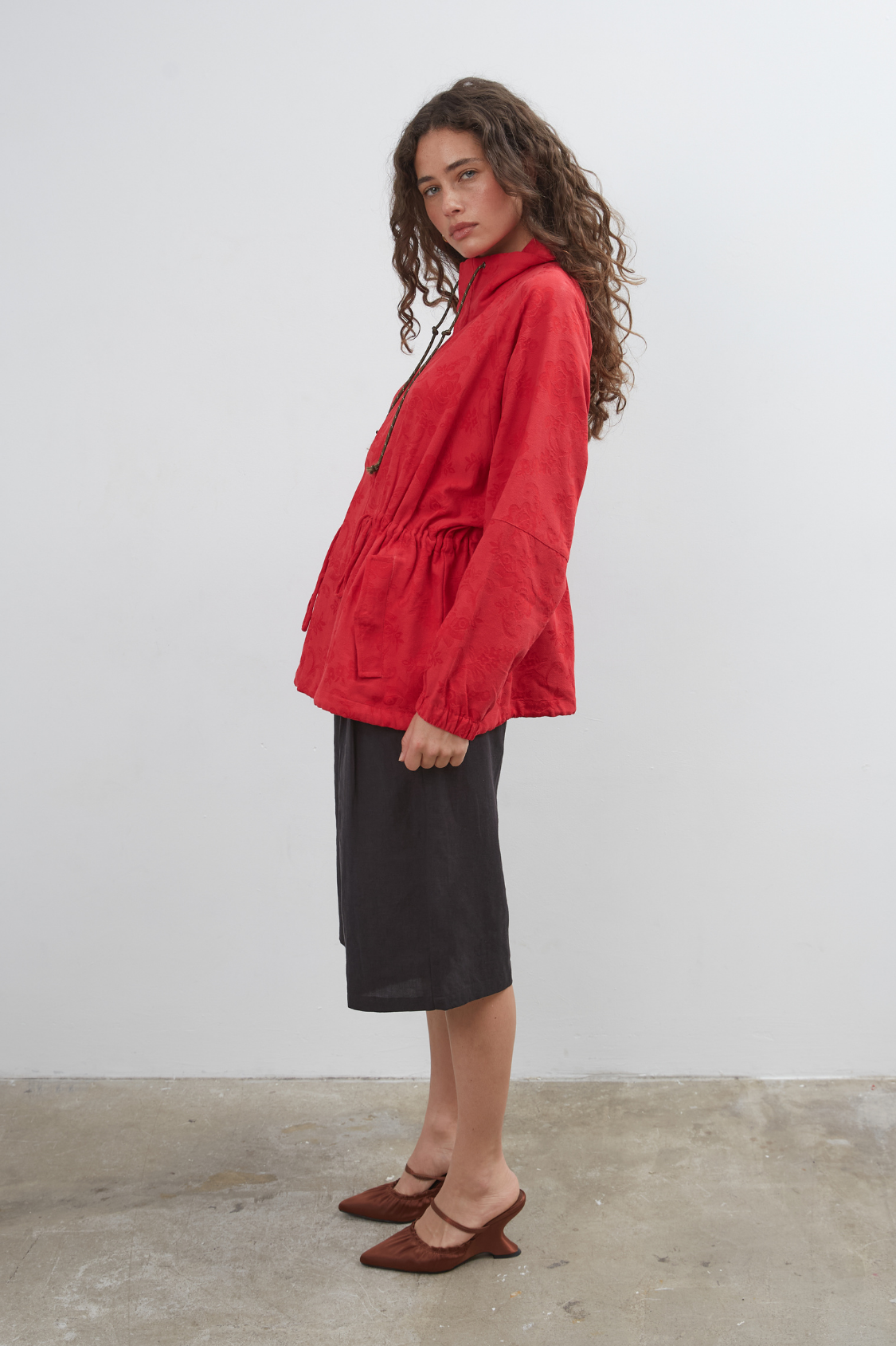 Wayfinder Pull In Jacket - Red