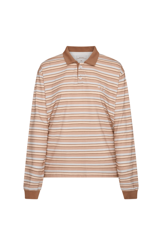 Common Polo - Muted Sunset Stripe