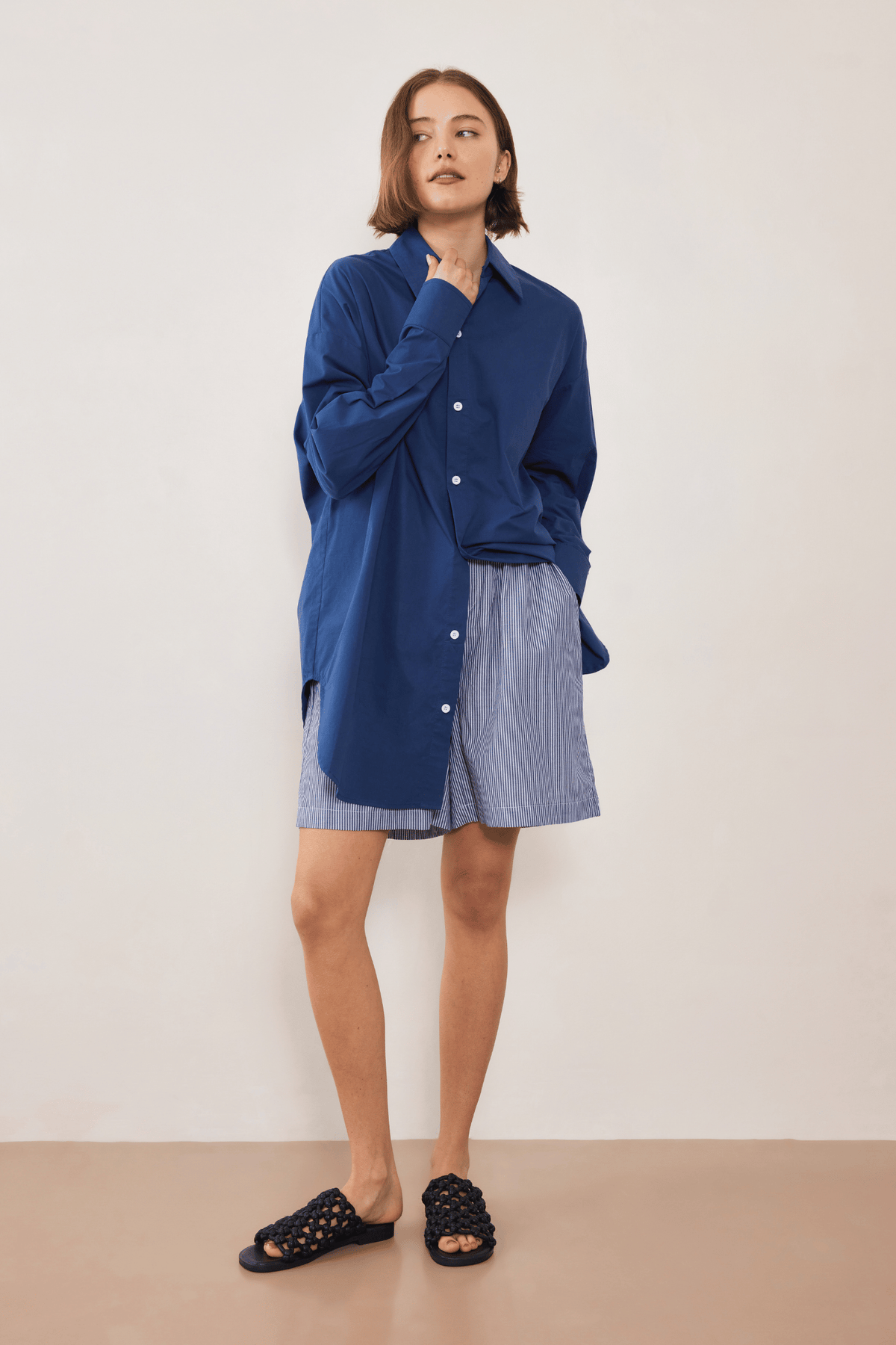 Peachy Shirt - Navy