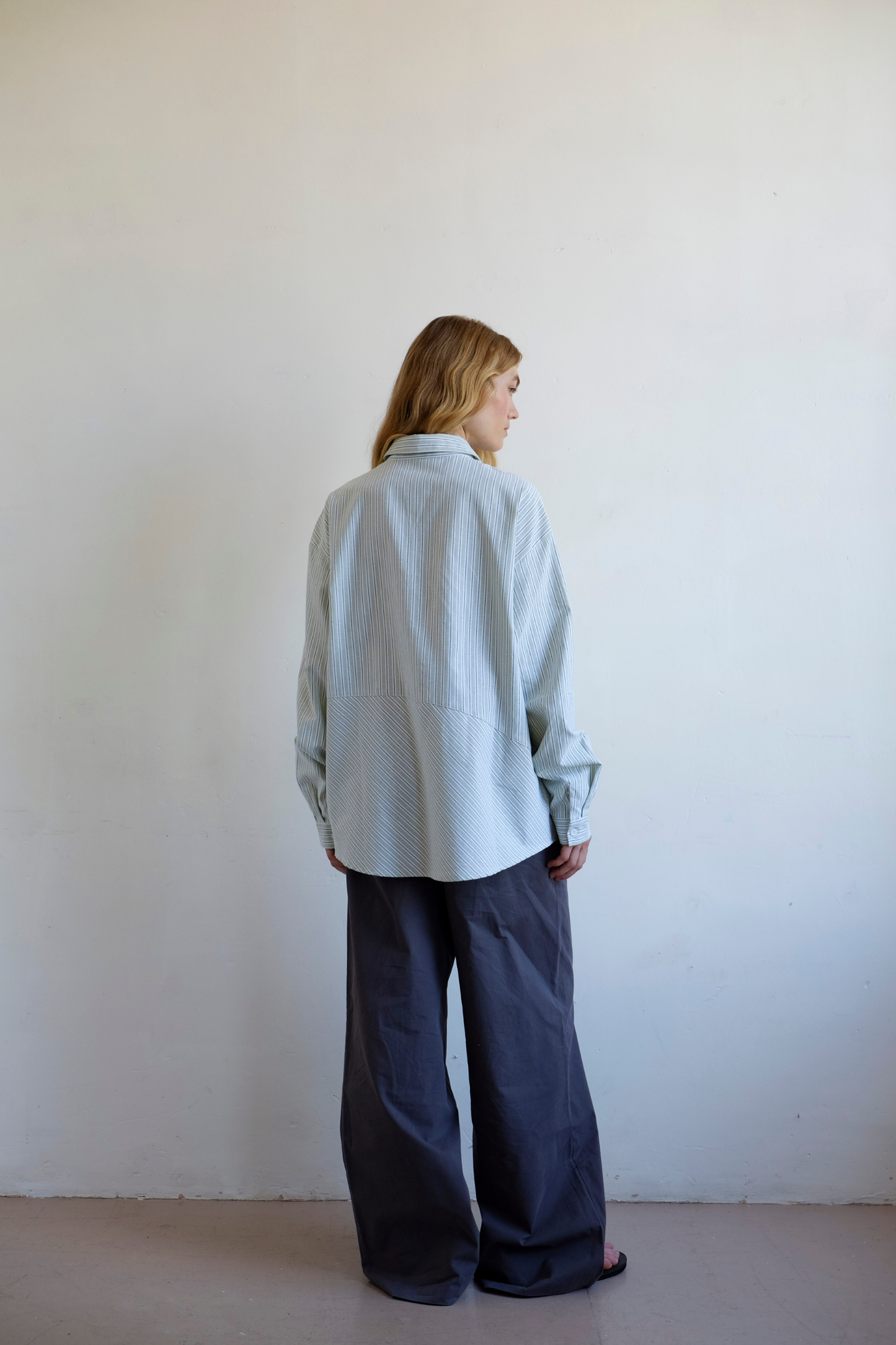Cortez Shirt - Mint Stripe