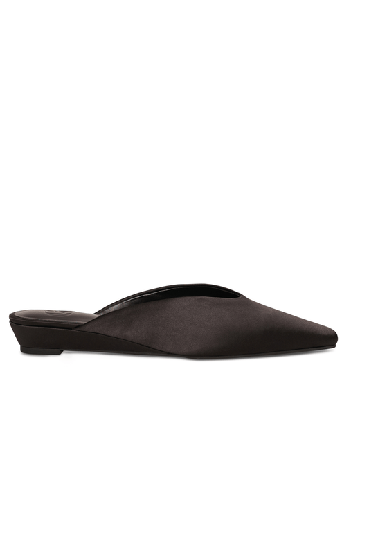 Lady Flat Mule - Black