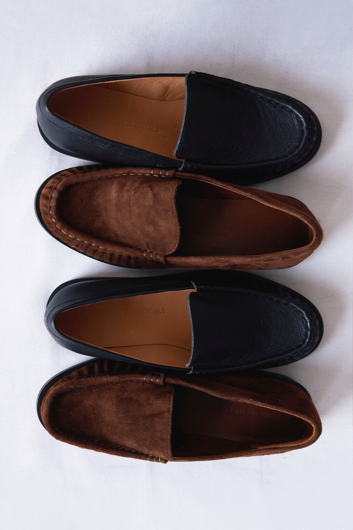 Terrace Ruched Flat Loafer - Black
