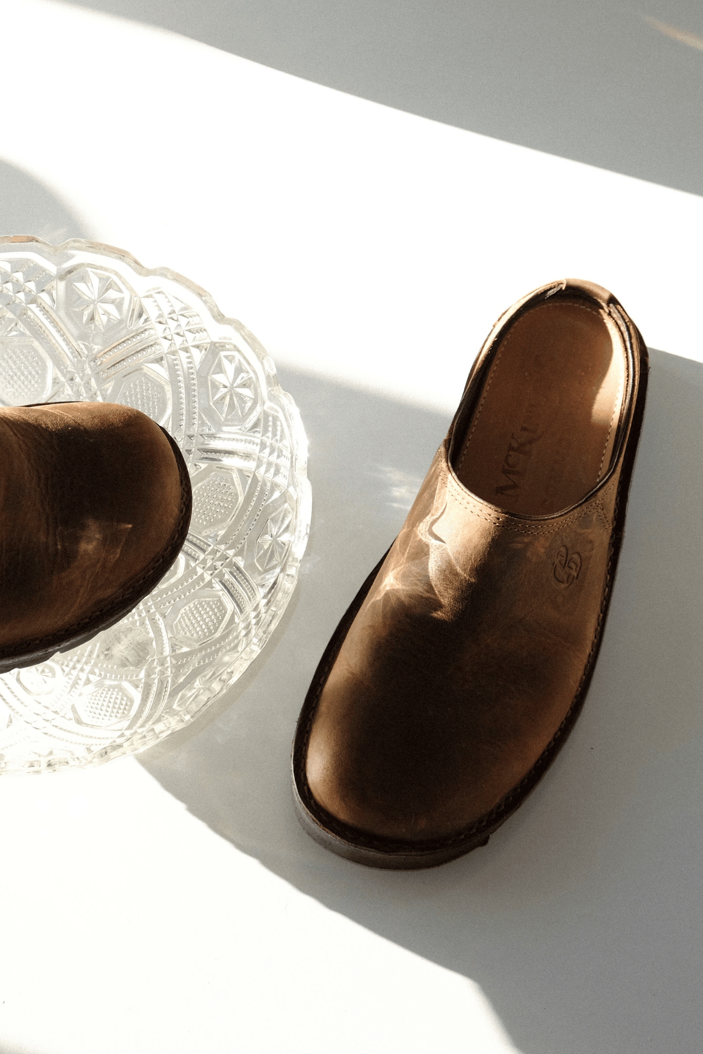 Mckinlays x Commonplace Anderson Slip On - Tobacco Patina