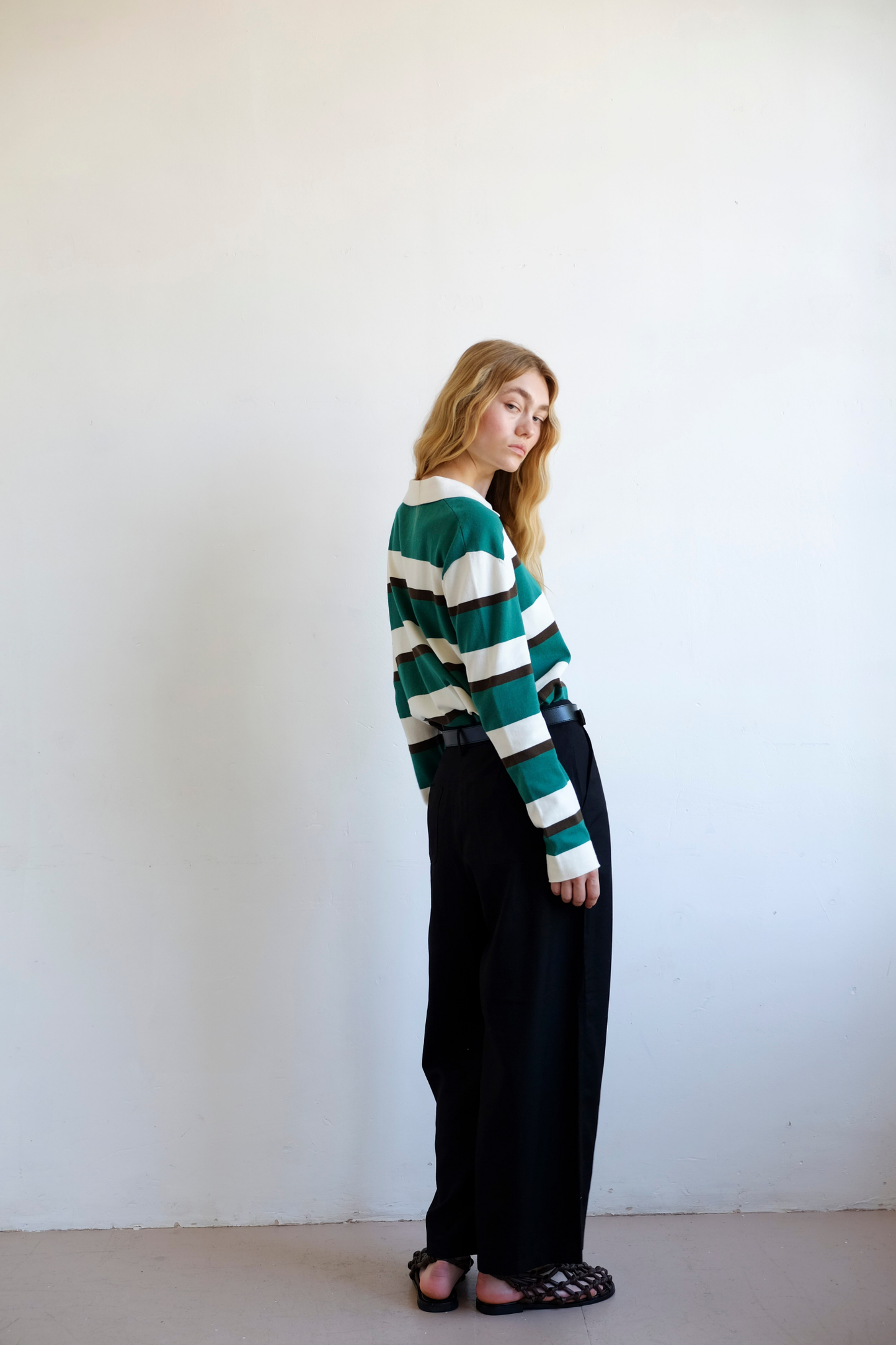 Calvin Cropped Trouser - Black