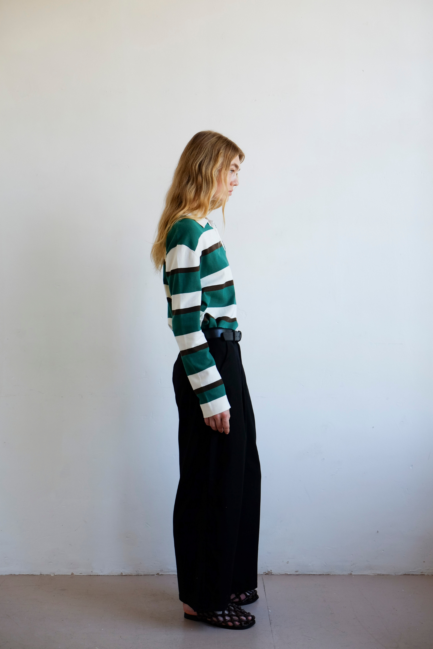 Calvin Cropped Trouser - Black