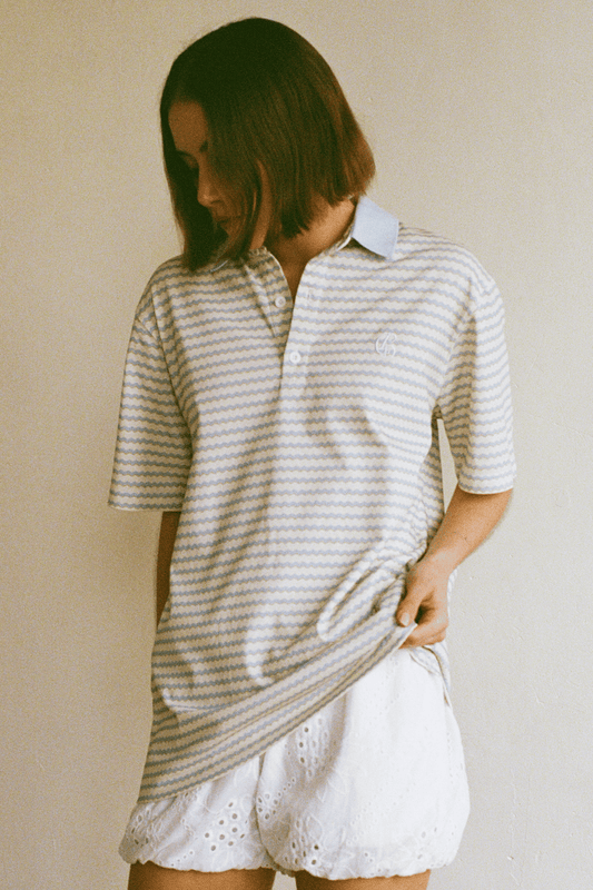 Wave SS Polo - Wave Stripe