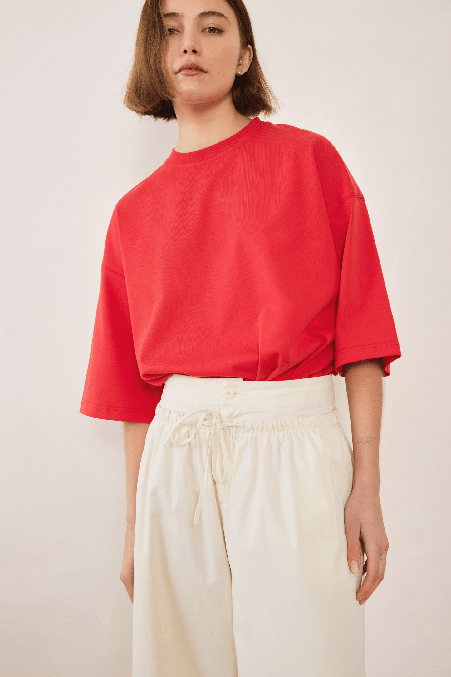 Chroma 3-4 Sleeve T-Shirt - Red