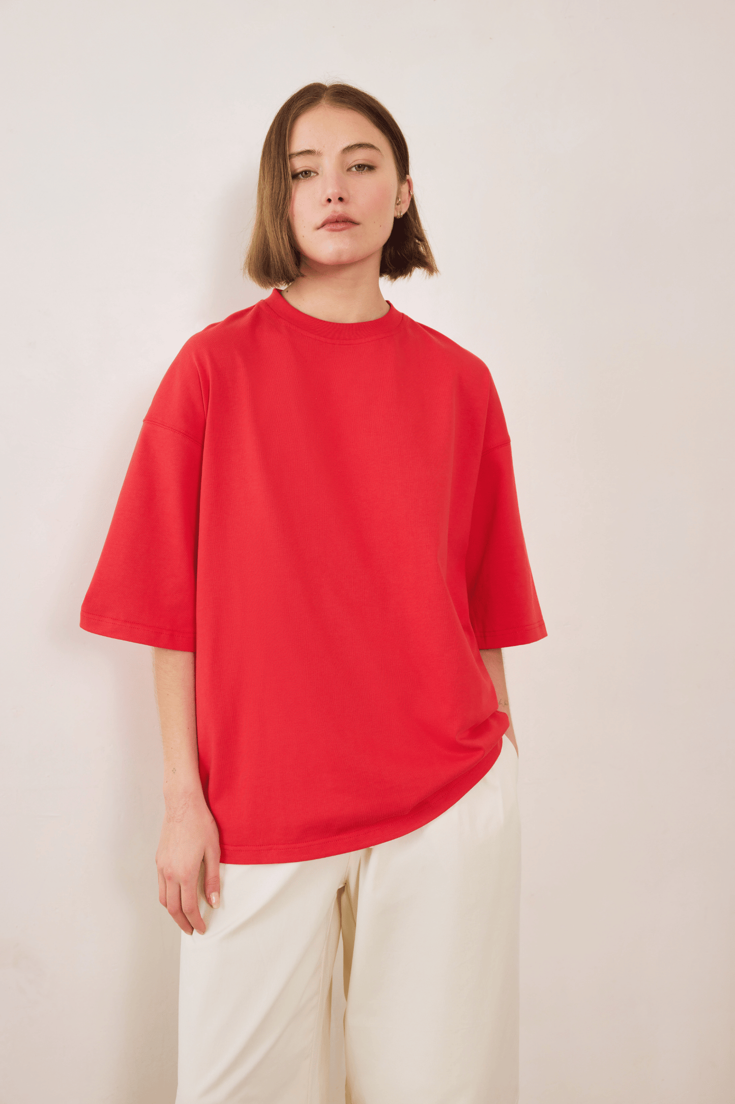 Chroma 3-4 Sleeve T-Shirt - Red