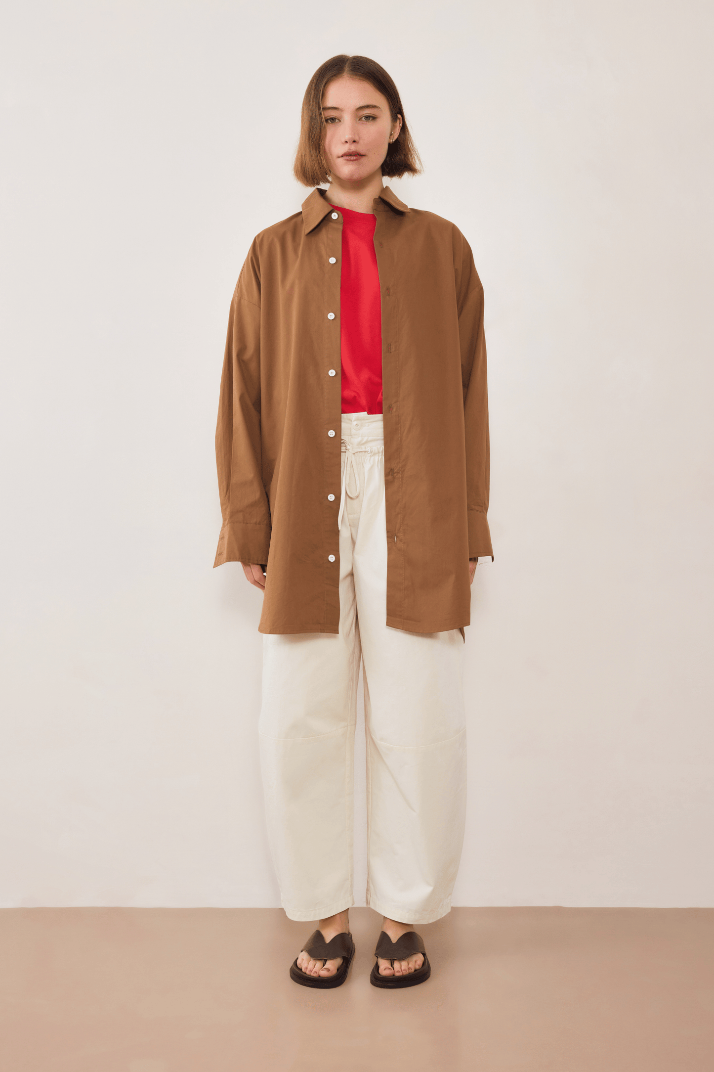 Peachy Shirt - Mulch