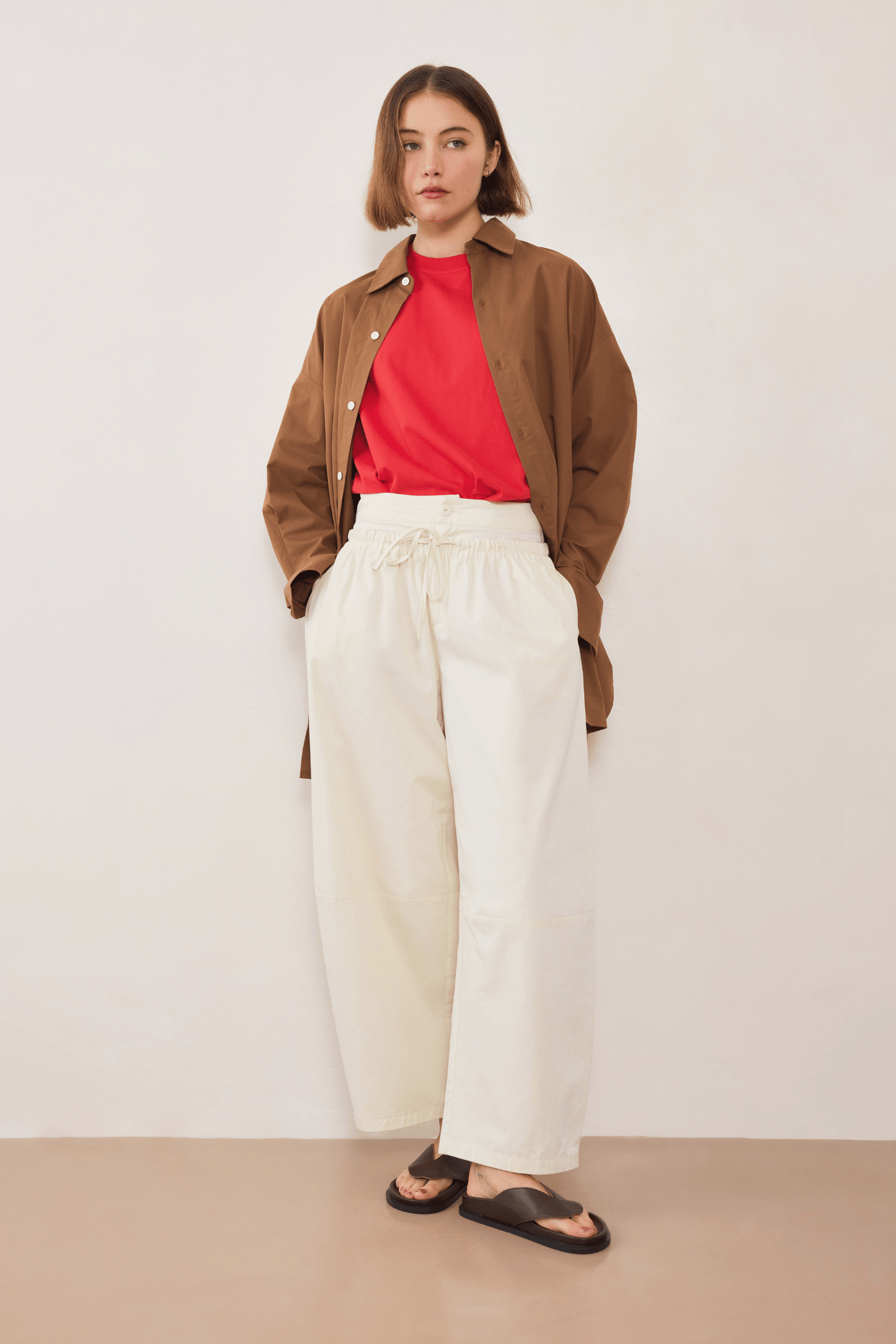 Peachy Shirt - Mulch
