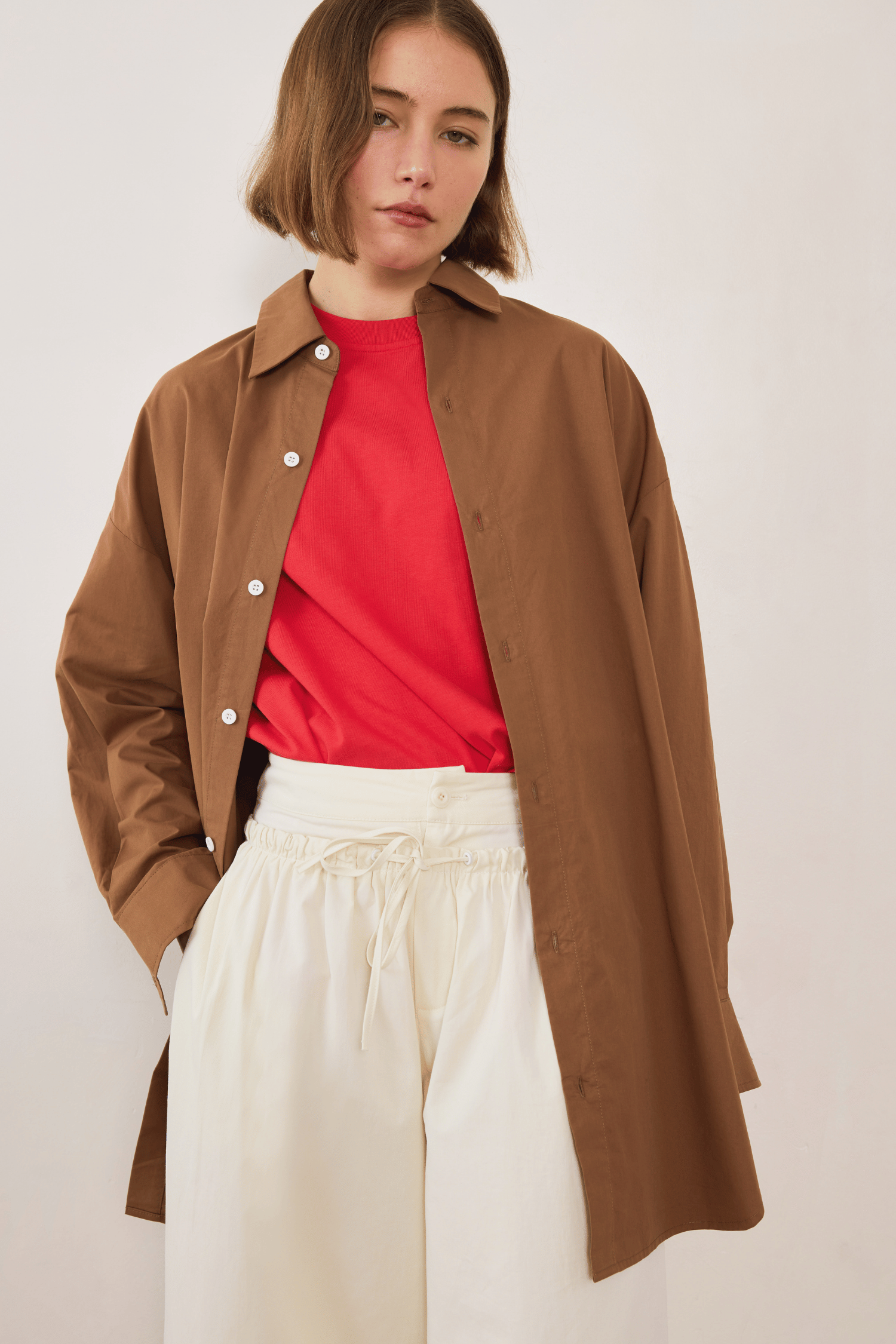 Peachy Shirt - Mulch