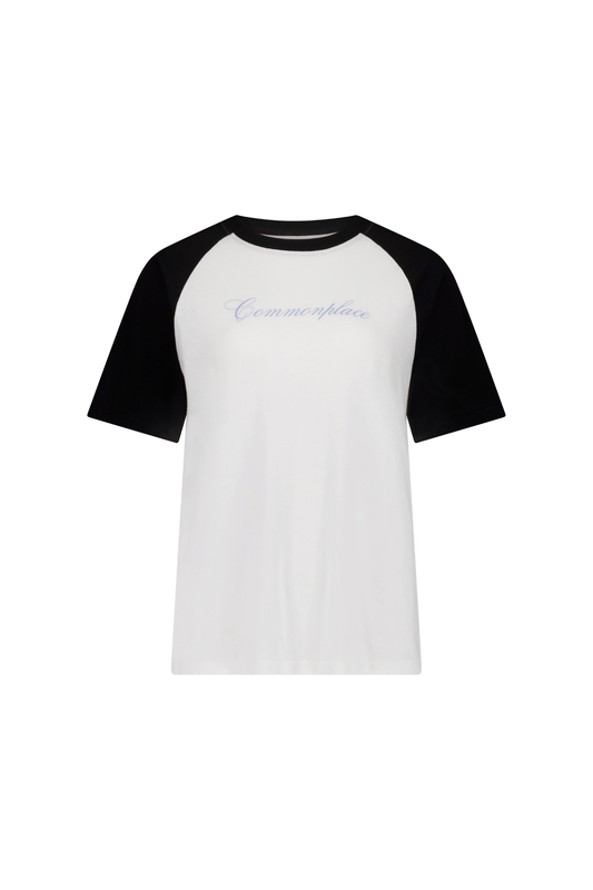 Cursive Raglan T-Shirt