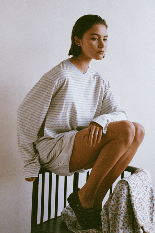Wave LS Tee - Wave Stripe