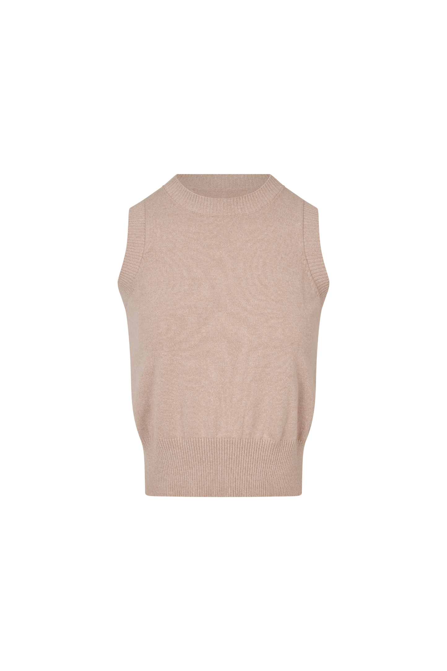 Whimsy Cotton Vest - Pink Beige