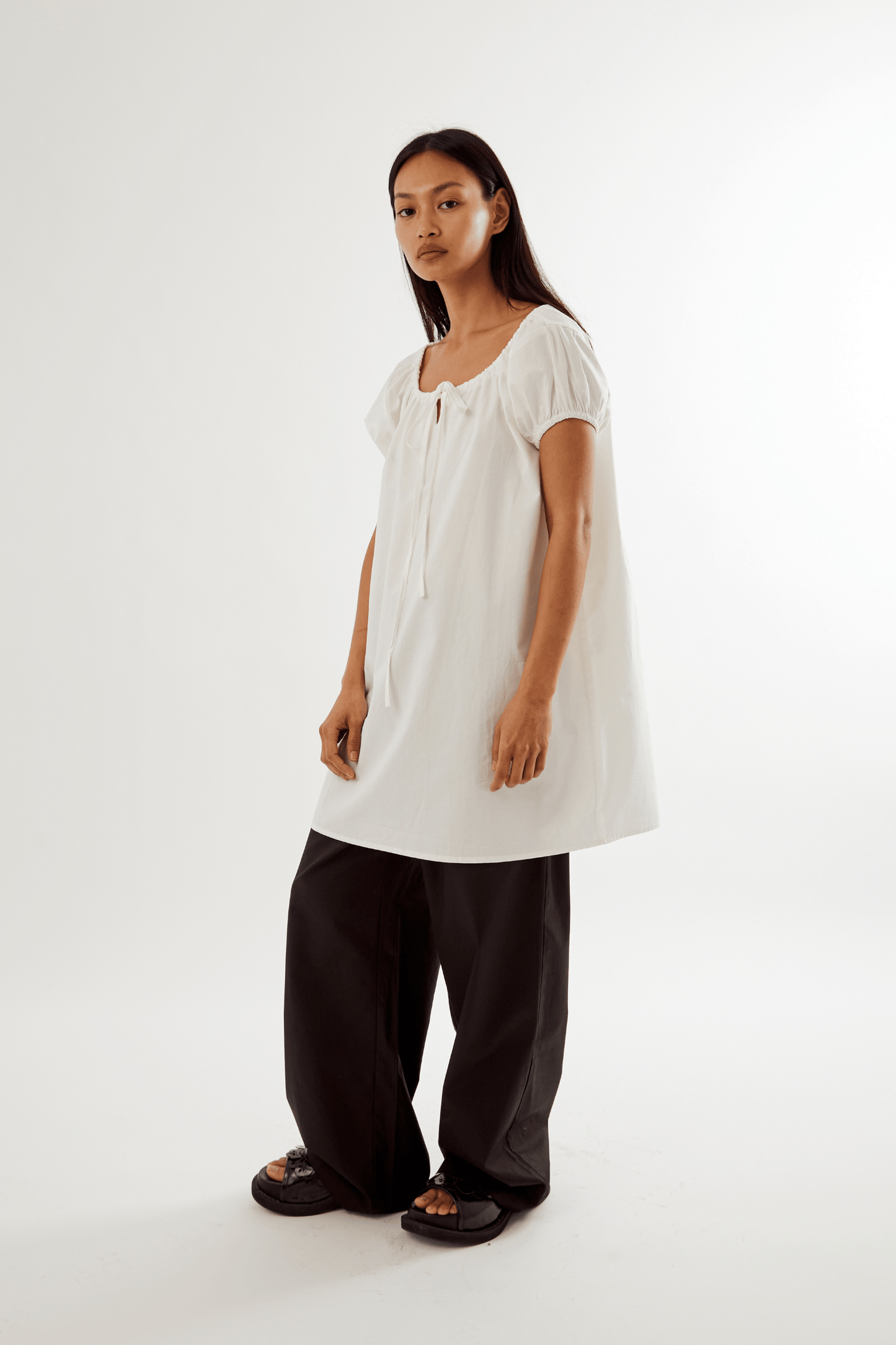 Garden Shed Dress - White