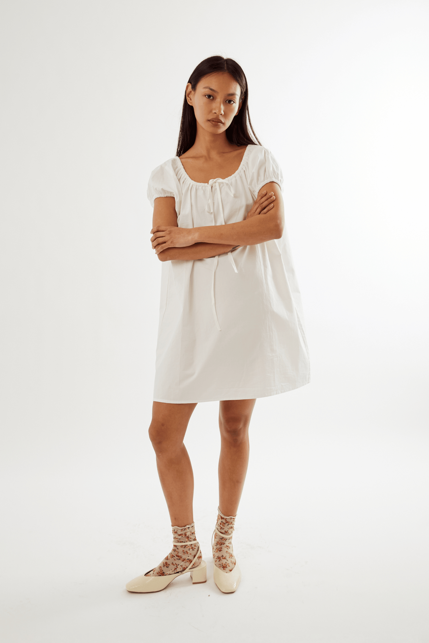 Garden Shed Dress - White