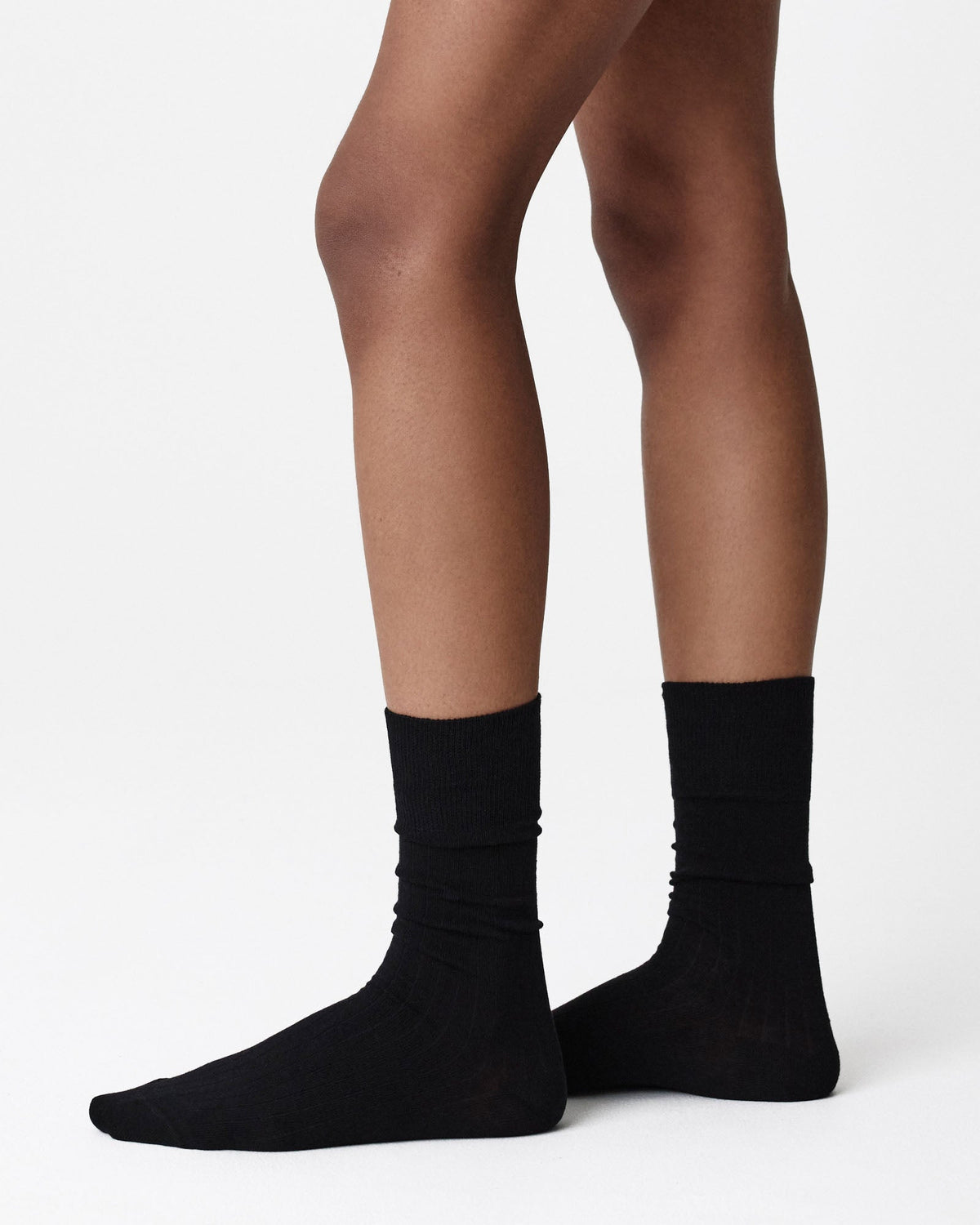 2-Pack Edna Cotton Socks - Black