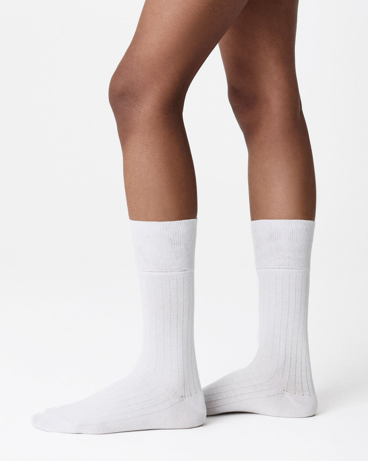 2-Pack Edna Cotton Socks - White