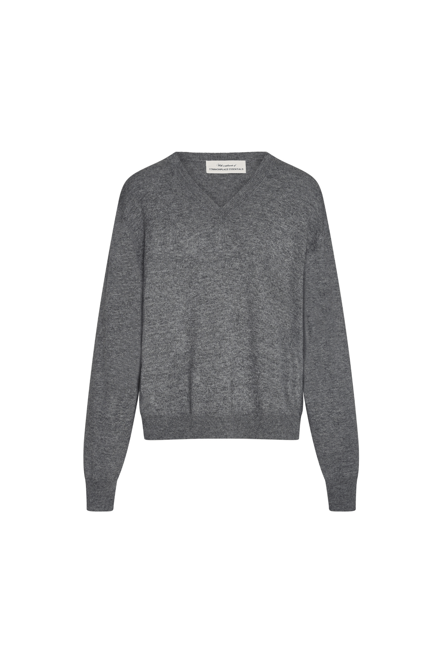 Sible Cashmere V-Neck - Grey