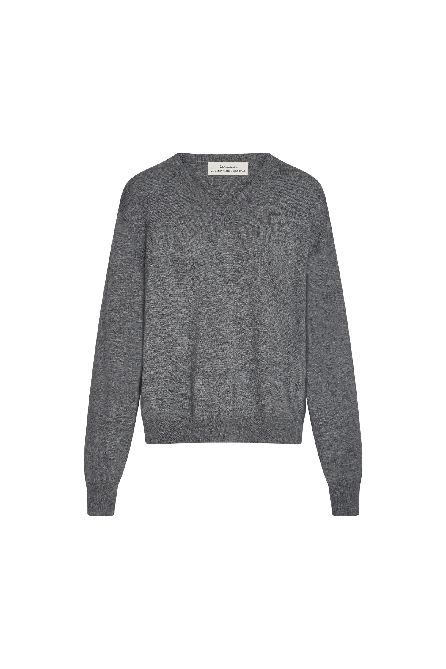 Sible Cashmere V-Neck - Grey