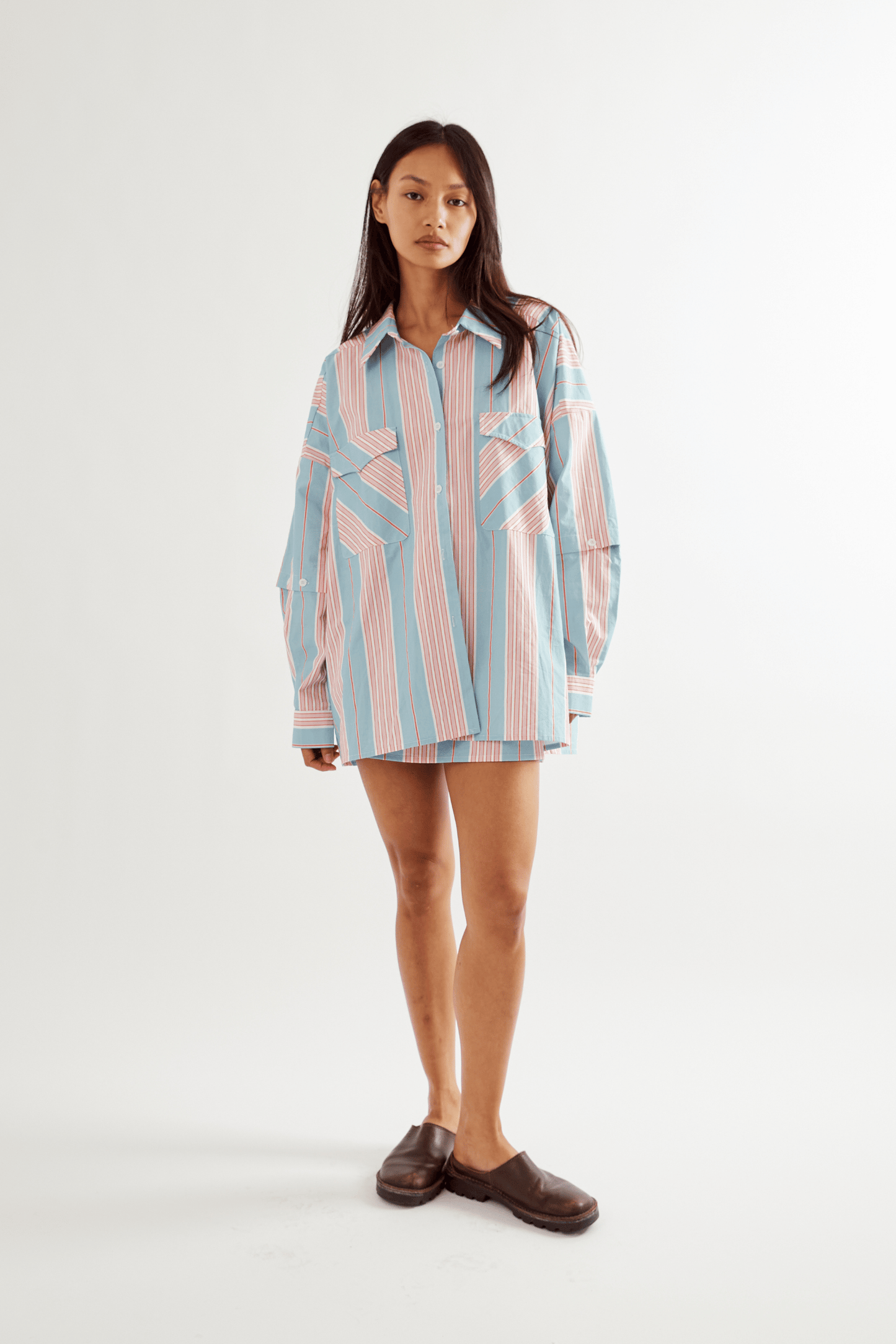 Eastern Shirt - Baby Blue/Pink