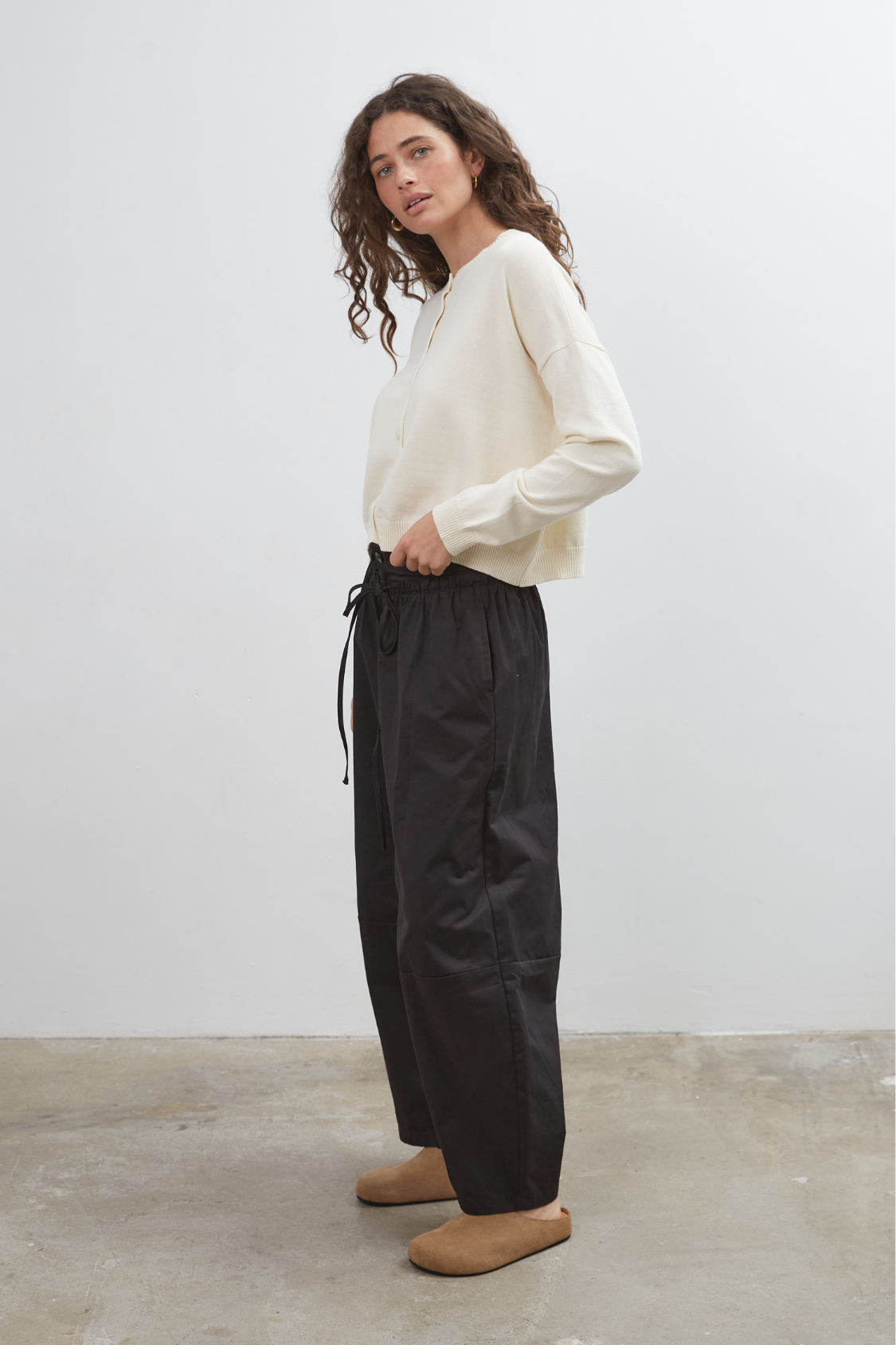 Dawn Cotton Cardigan - Ivory