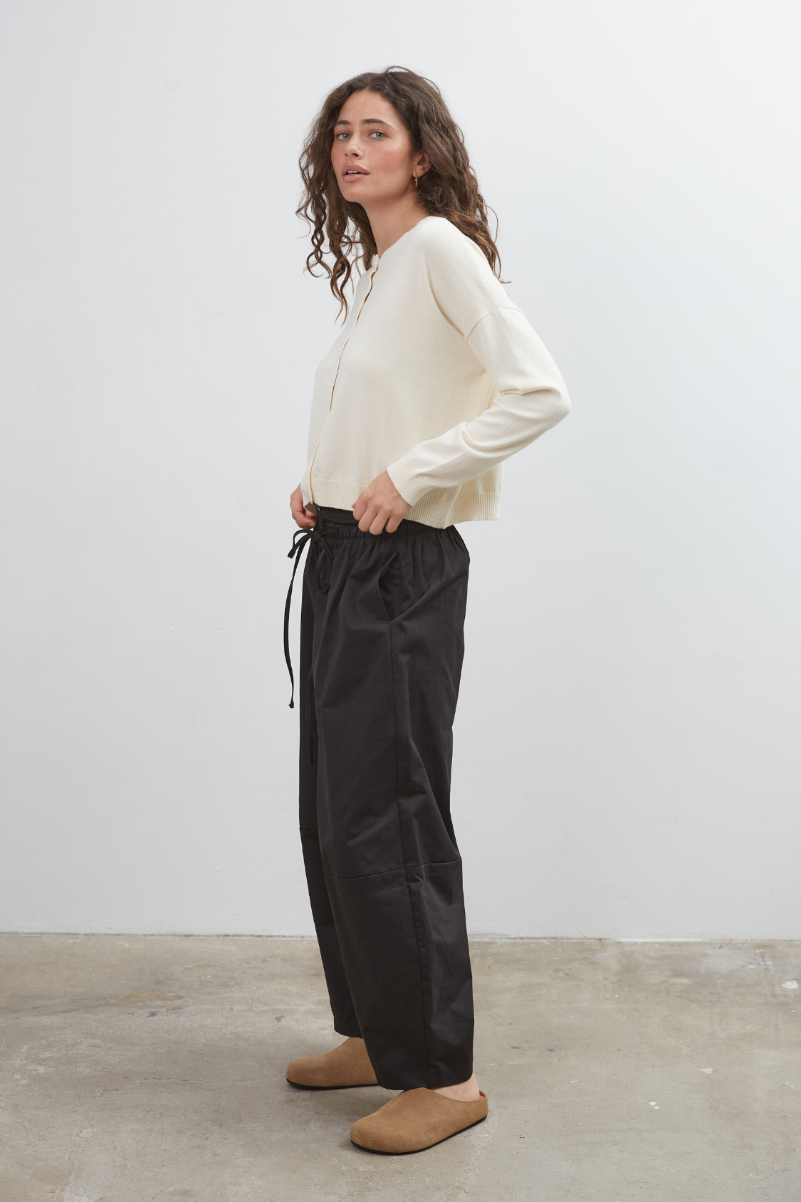 Dawn Cotton Cardigan - Ivory