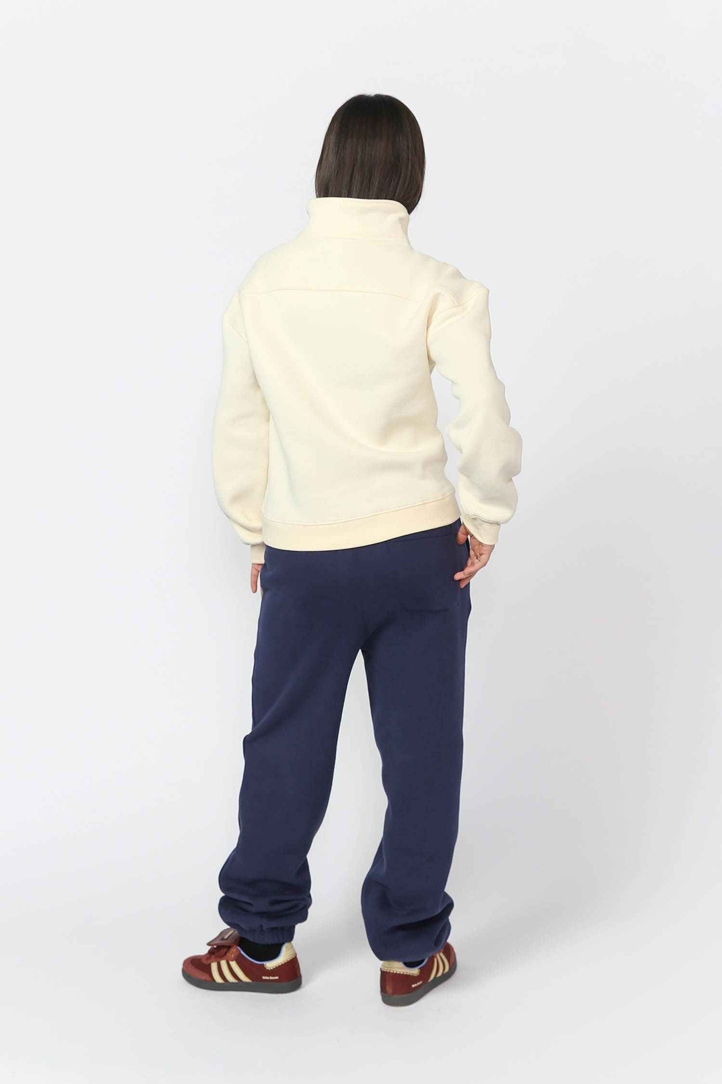 Cotton Zip - Cream