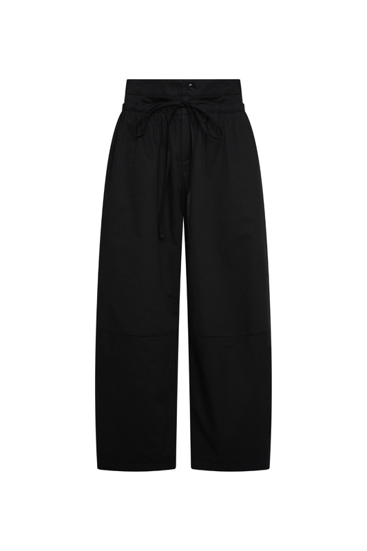 Boundary Double Layer Barrel Pant - Black