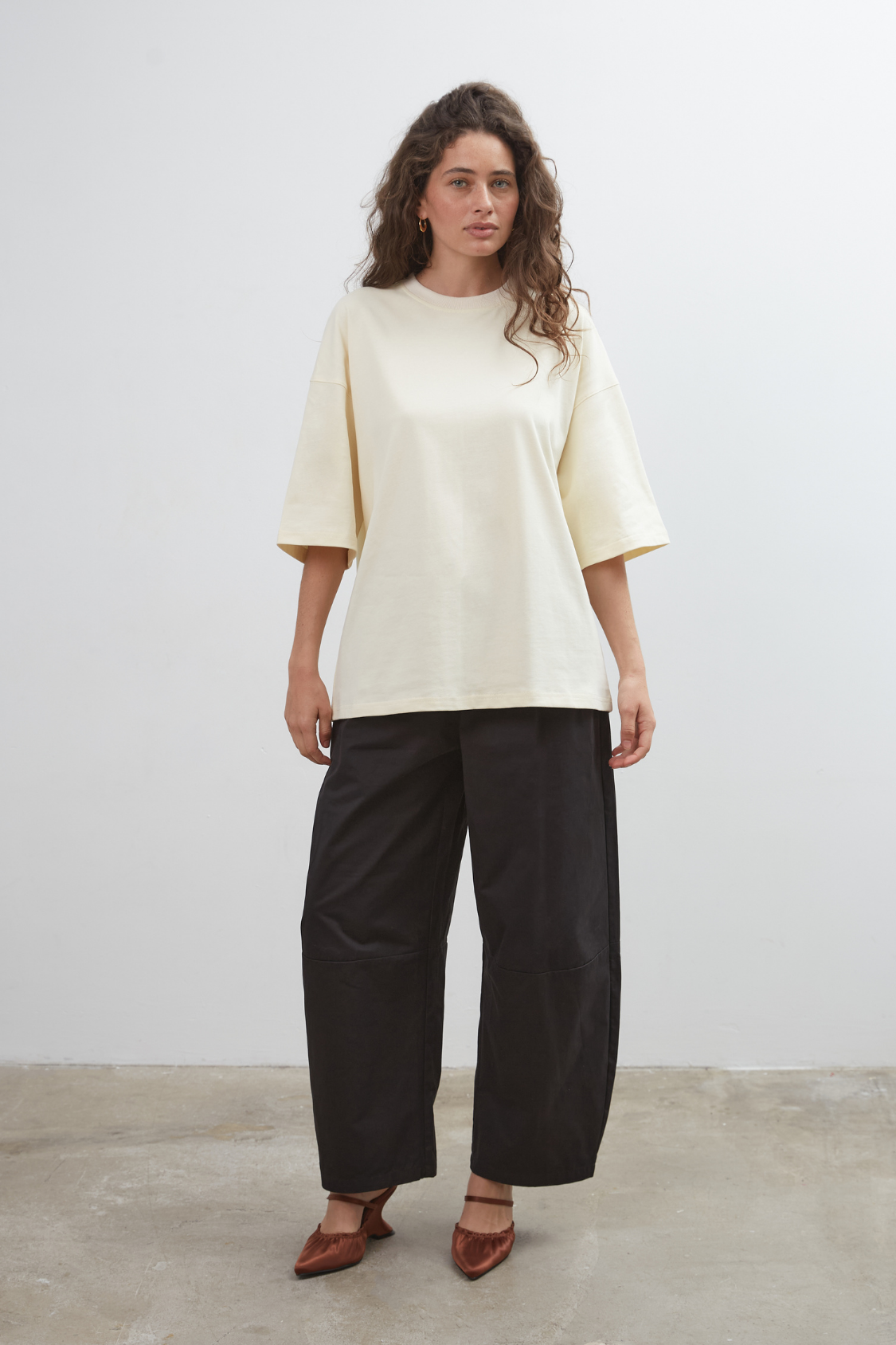 Chroma 3/4 Sleeve T-Shirt - Butter