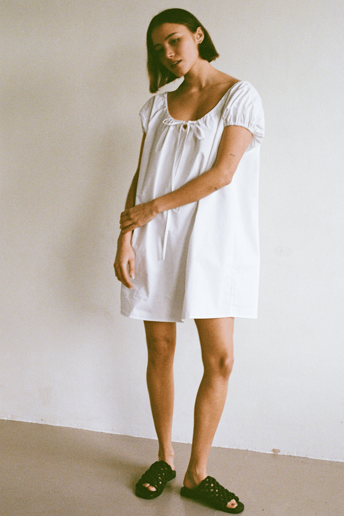 Garden Shed Dress - White